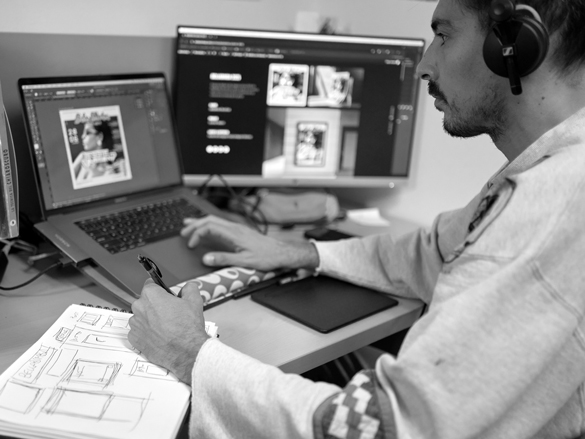 im_BlackSheep lavoro grafico e visual design